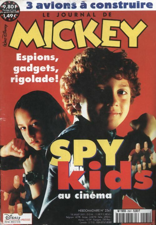 Livrenpoche : Le journal de Mickey n°2561 : Spy kids - Collectif - Livre