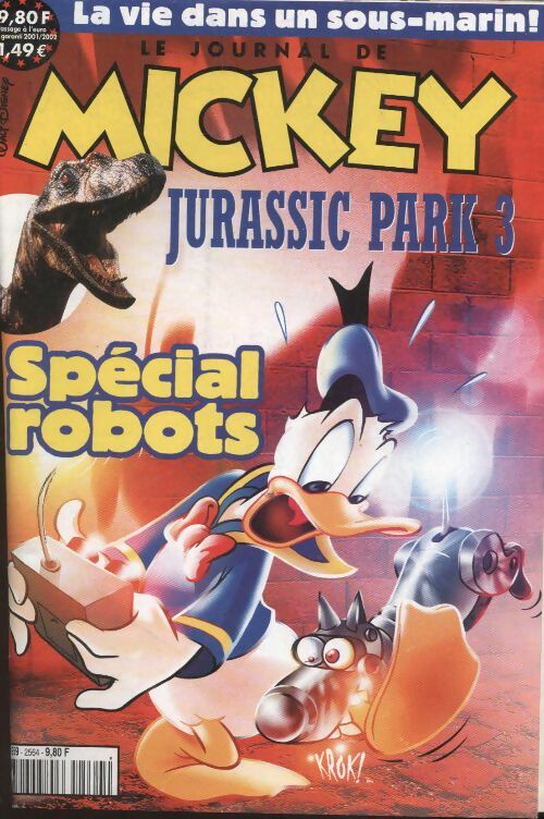 Livrenpoche : Le journal de Mickey n°2564 : spécial robots - Collectif - Livre