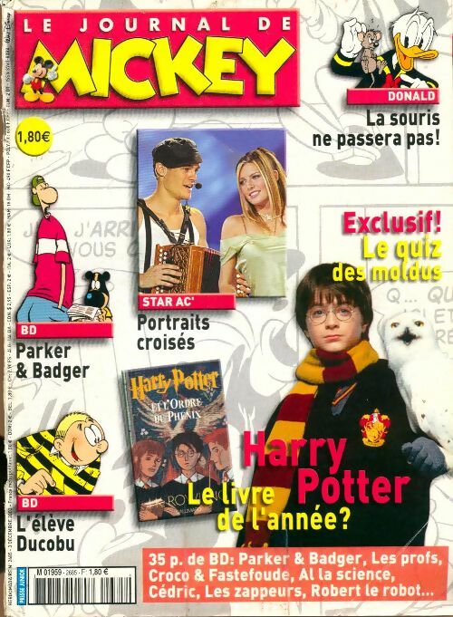 Livrenpoche : Le journal de Mickey n°2685 : Harry Potter, le livre de l'année ? - Collectif - Livre
