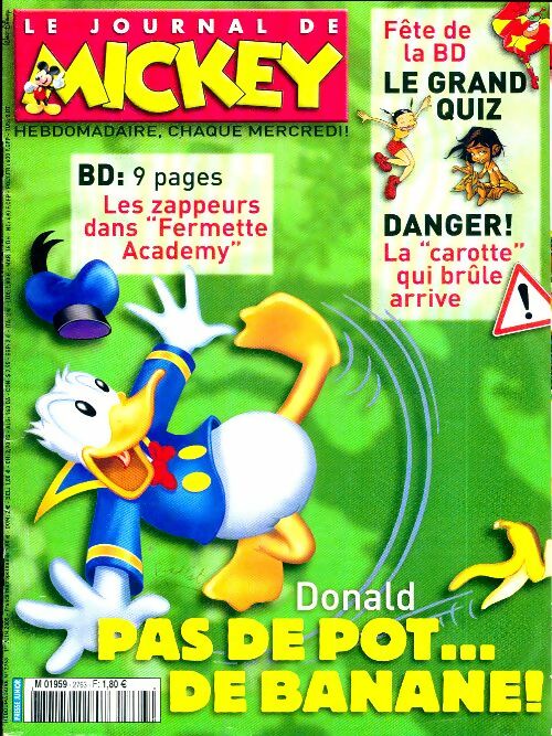 Livrenpoche : Le journal de Mickey n°2763 : Pas de pot... de banane ! - Collectif - Livre