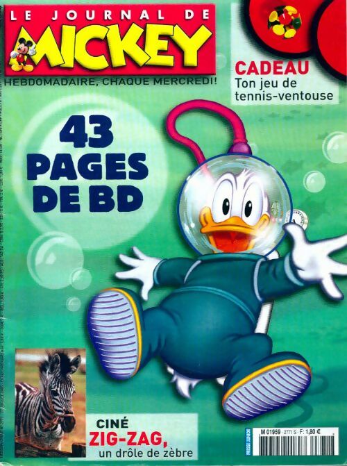 Livrenpoche : Le journal de Mickey n°2771 : 43 pages de BD - Collectif - Livre