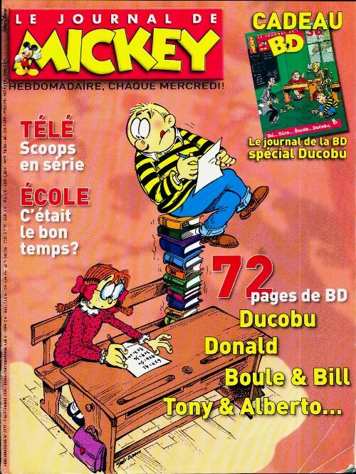 Livrenpoche : Le journal de Mickey n°2777 : 72 pages de BD - Collectif - Livre