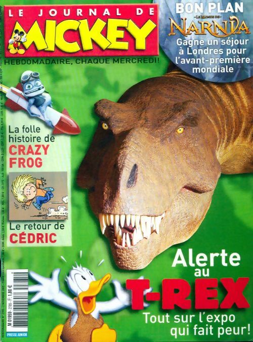 Livrenpoche : Le journal de Mickey n°2785 : Alerte au T-Rex - Collectif - Livre