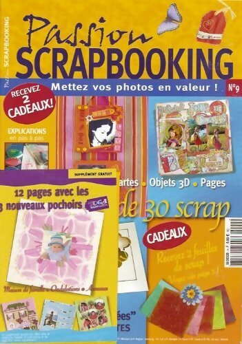 Livrenpoche : Passion scrapbooking n°9 - Collectif - Livre