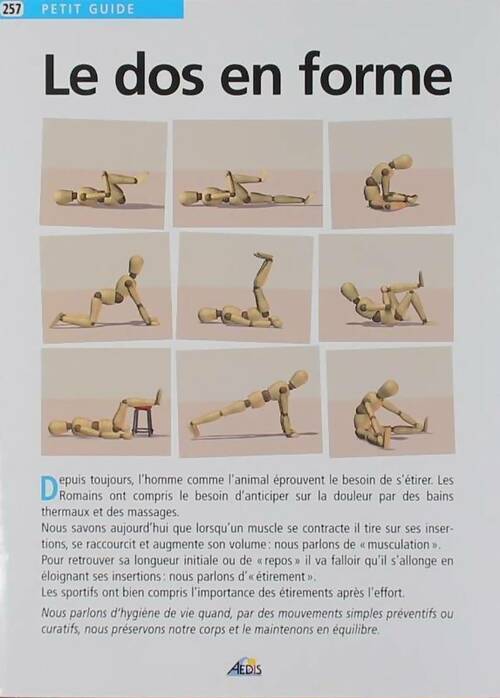 Livrenpoche : Le dos en forme - Collectif - Livre