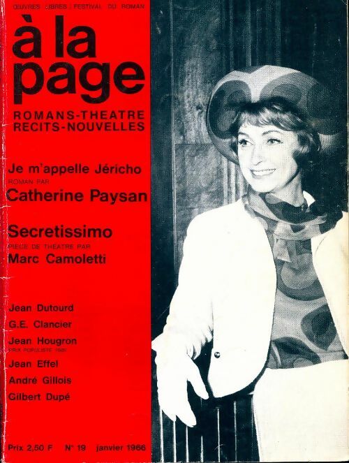Livrenpoche : A la page n°19 : Je m'appelle Jéricho / Secretissimo - Collectif - Livre