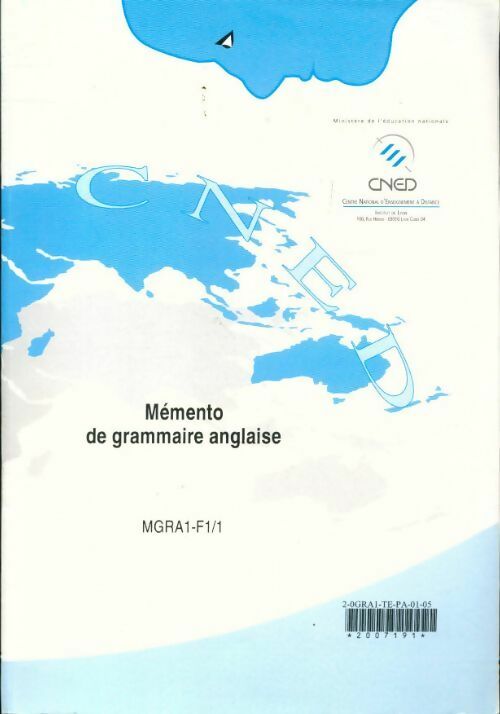 Livrenpoche : Mémento de grammaire anglaise - Collectif - Livre