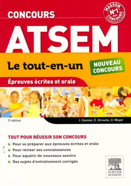 Livrenpoche : Concours ATSEM le tout-en-un Épreuves écrites et orale 2012 - Évelyne Giroulle - Livre