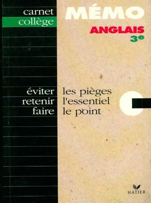 Livrenpoche : Anglais 3e - Corinne Touati Cohen-Coudar - Livre
