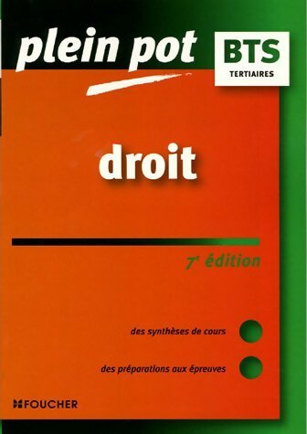 Livrenpoche : Droit BTS tertiaires - Robert Cavalerie - Livre