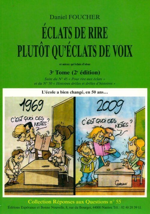 Livrenpoche : Eclats de rire plutôt qu'éclats de voix - Daniel Foucher - Livre