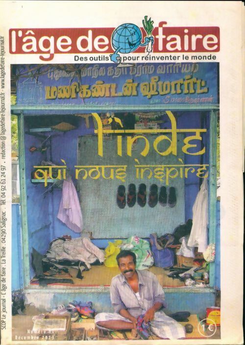 Livrenpoche : L'âge de faire n°81 : L'Inde qui nous inspire - Collectif - Livre