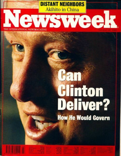 Livrenpoche : Newsweek n°43-1992 : Can Clinto deliver ? - Collectif - Livre