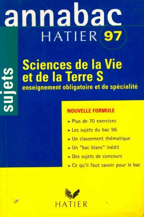 Livrenpoche : Sciences de la vie et de la terre Terminale S Sujets 97 - Jean-Claude Hervé - Livre