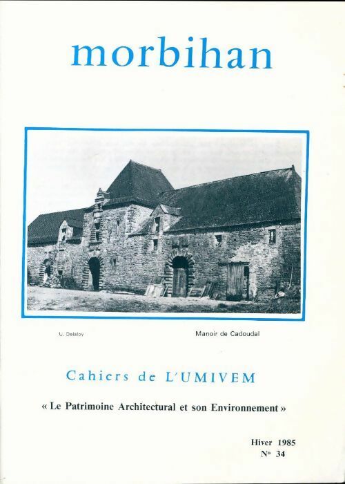 Livrenpoche : Cahiers de l'UMIVEM n°34 : Morbihan - Collectif - Livre
