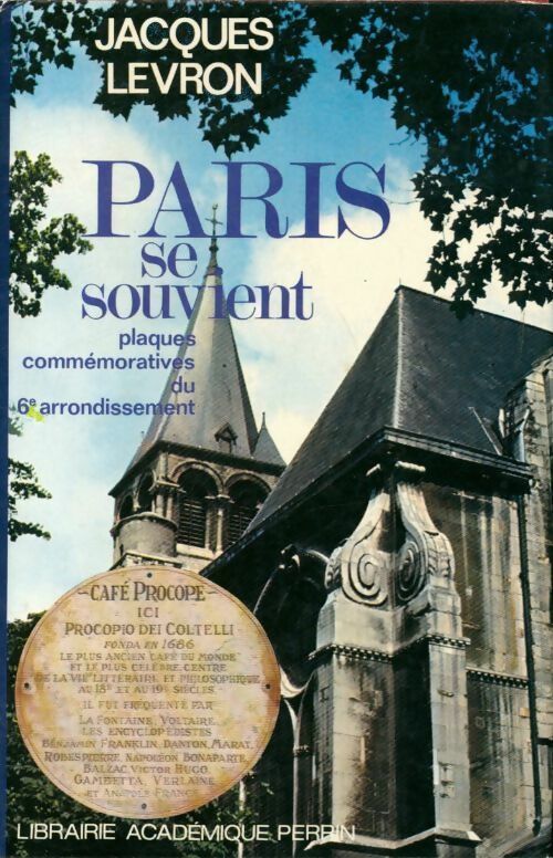 Livrenpoche : Paris se souvient - Jacques Levron - Livre