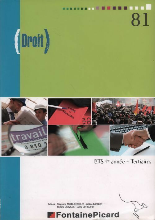 Livrenpoche : Droit BTS tertiaires 1re année - Stéphane Ansel-Derocles - Livre