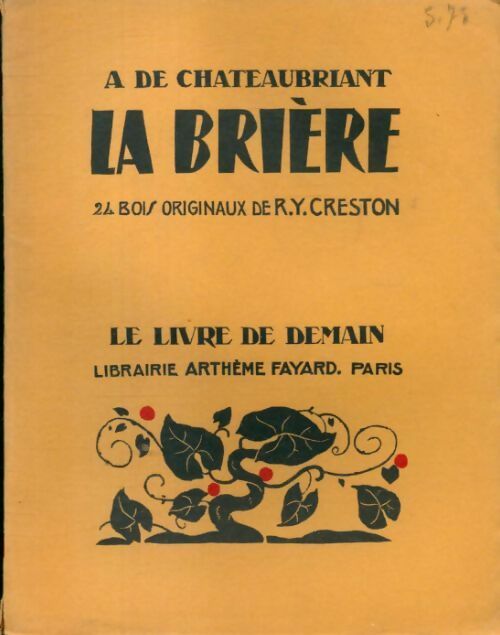 Livrenpoche : La Brière - Alphonse De Chateaubriant - Livre
