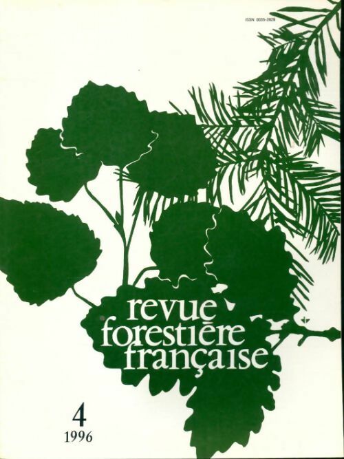 Livrenpoche : Revue forestière française 1996 n°4 - Collectif - Livre