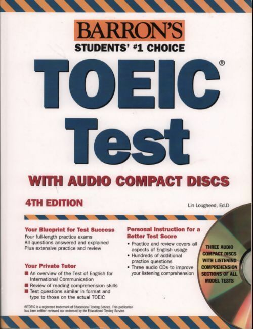 Livrenpoche : TOEIC Test - Ed. D. Lin Lougheed - Livre