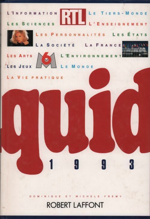 Livrenpoche : Quid 1993 - Collectif - Livre