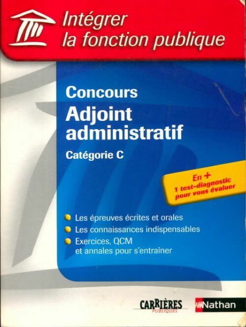 Livrenpoche : Concours adjoint administratif - catégorie C - Collectif - Livre