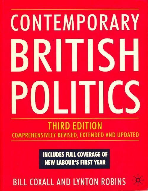 Livrenpoche : Contemporary British politics - Bill Coxall, Lynton Robins - Livre