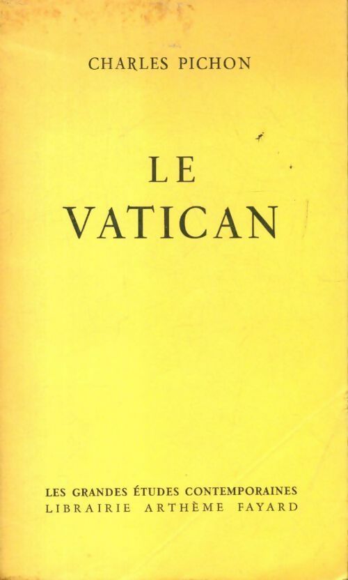 Livrenpoche : Le Vatican - Charles Pichon - Livre
