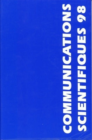 Livrenpoche : Communications scientifiques 1998 - Collectif - Livre