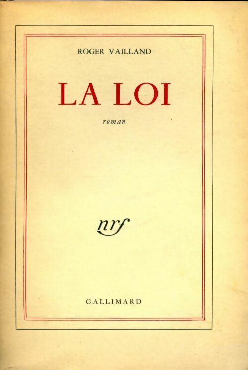Livrenpoche : La loi - Roger Vailland - Livre
