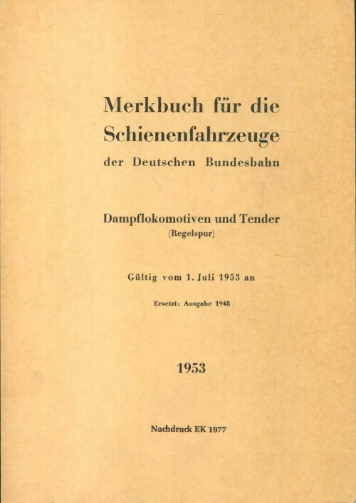 Livrenpoche : Merkbuch für die Schienenfahrzeuge - Collectif - Livre