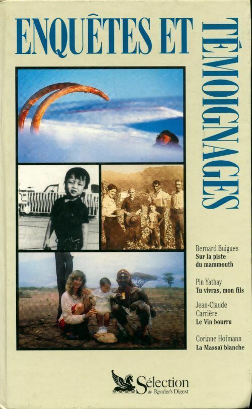 Livrenpoche : Sur la piste du mammouth / Tu vivras, mon fils / Le vin bourru / La Massaï blanche - Collectif - Livre