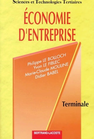 Livrenpoche : Économie d'entreprise Terminale - Collectif - Livre
