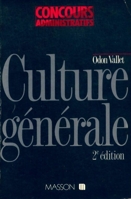 Livrenpoche : Culture générale - Odon Vallet - Livre