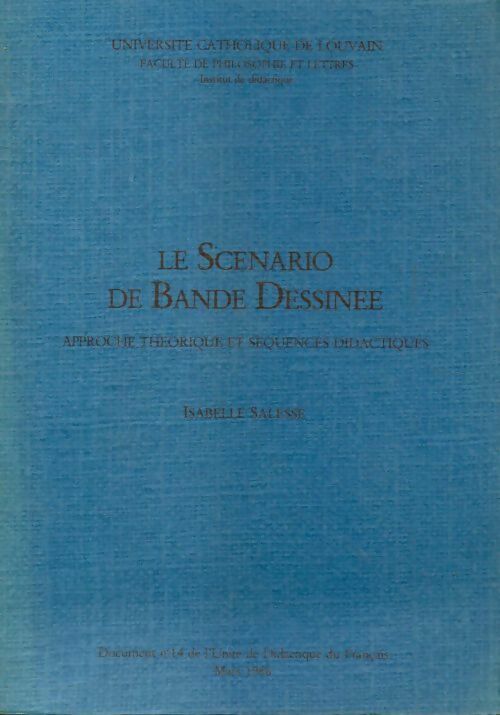 Livrenpoche : Le scénario de bande dessinée - Isabelle Salesse - Livre