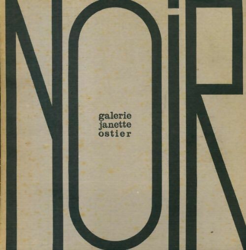 Livrenpoche : Noir l'absolu, une ponctuation - Inconnu - Livre