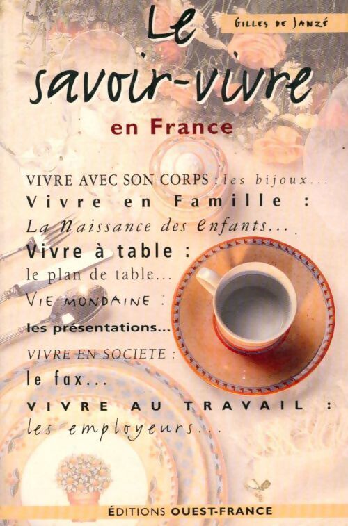 Livrenpoche : Le savoir-vivre en France - Gilles De Janzé - Livre