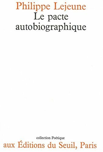Livrenpoche : Le pacte autobiographique - Philippe Lejeune - Livre