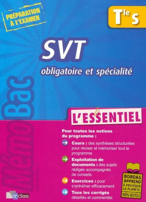 Livrenpoche : SVT Terminale S obligatoire et spécialité - Henriette Homassel - Livre