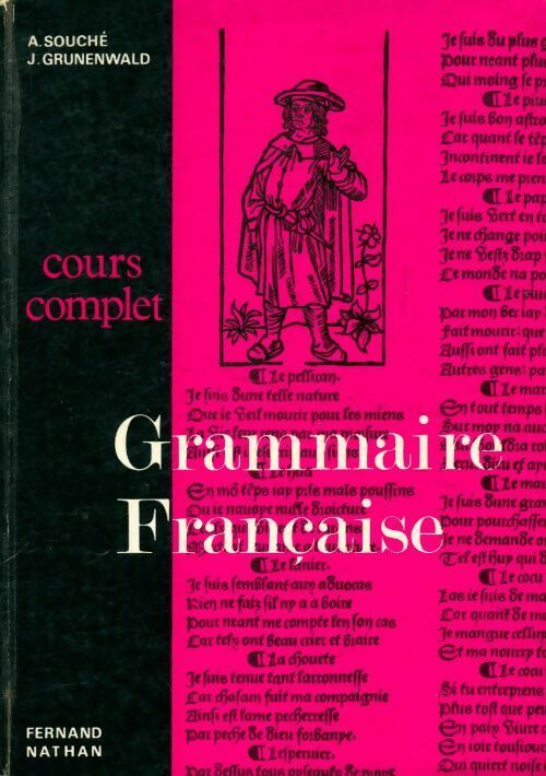 Livrenpoche : Grammaire française cours complet - A. Souché - Livre
