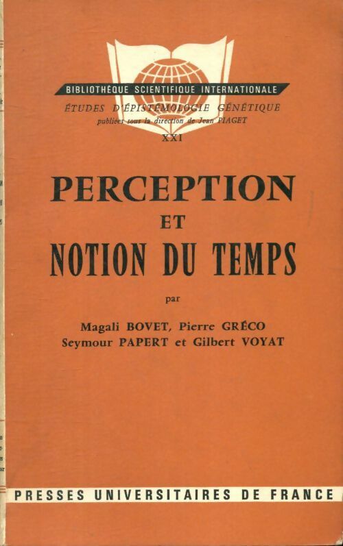 Livrenpoche : Perception et notion du temps - Collectif - Livre