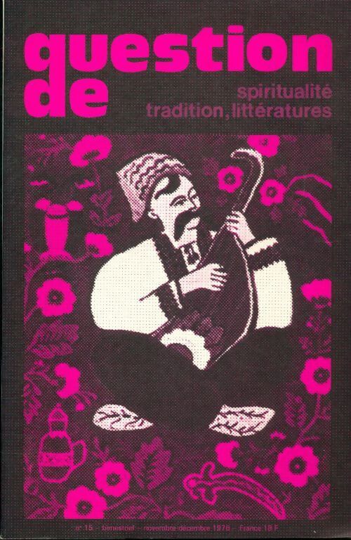 Question de n°15 - Collectif - Livre
