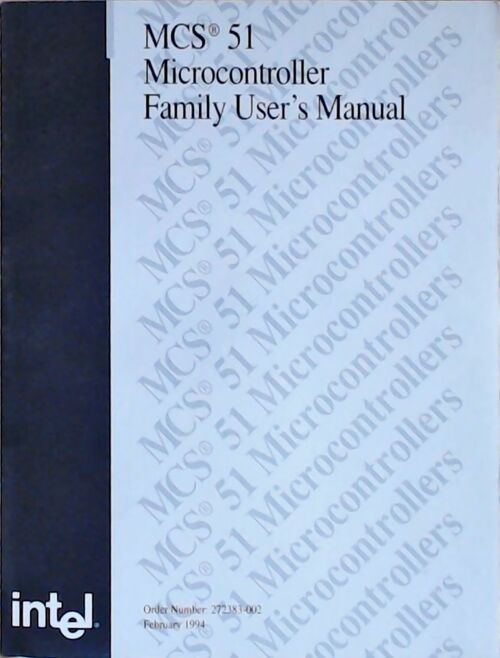 Livrenpoche : MCS 51 microcontroller : Family user's manual - Collectif - Livre