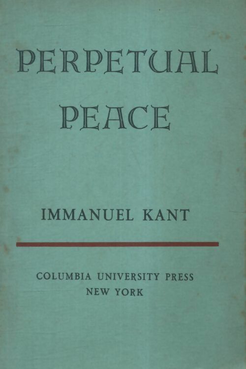 Livrenpoche : Perpetual peace - Immanuel Kant - Livre