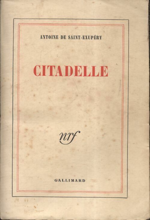 Livrenpoche : Citadelle - Antoine De Saint Exupéry - Livre