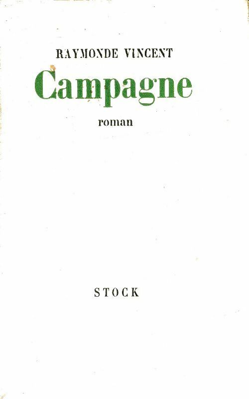 Livrenpoche : Campagne - Raymonde Vincent - Livre