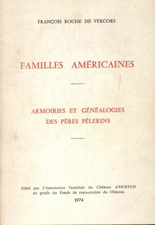 Livrenpoche : Familles américaines - François Roche De Vercors - Livre