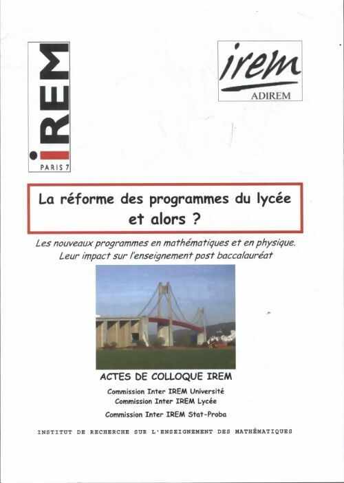 Livrenpoche : La réforme des programmes du lycée et alors ? - Collectif - Livre