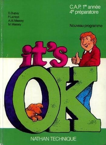 Livrenpoche : It's o. K. : C. A. P. 1re année 4e préparatoire - Paul Larreya - Livre