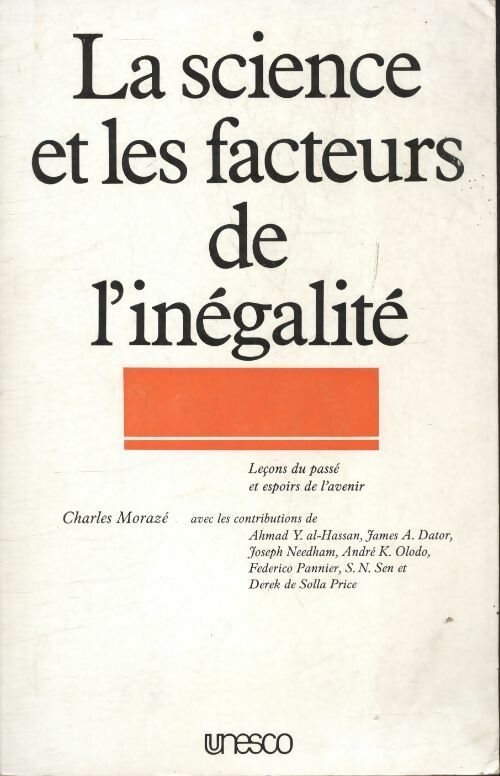 Livrenpoche : Les sciences et les facteurs de l?inégalité - Collectif - Livre